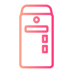 cpu tower gradient icon
