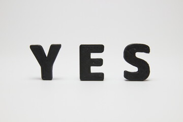 YESという文字が語る肯定的なメッセージ