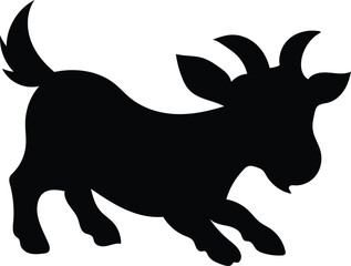 Black Goat Silhouette