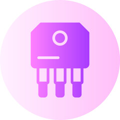 electrical component gradient icon