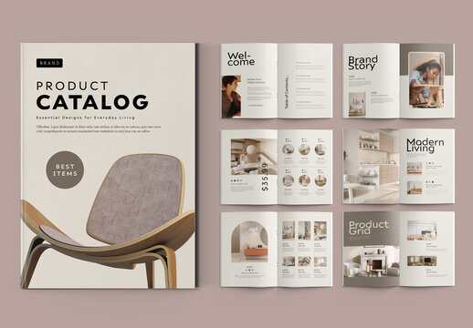 Modern Product Catalog Template