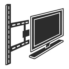  Wall Mounted Television with Bracket