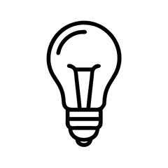 Obraz premium Icon of a Light Bulb 