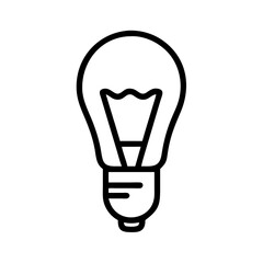 Icon of a Light Bulb	
