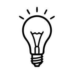 Icon of a Light Bulb	
