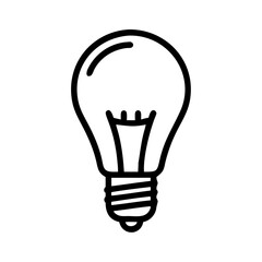Obraz premium Icon of a Light Bulb 