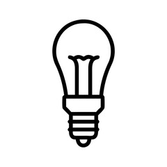 Obraz premium Icon of a Light Bulb 
