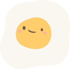 Egg Illustration, Cozy Breakfast Clipart, Rustic Kitchen Art