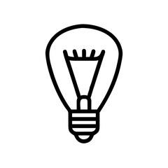 Icon of a Light Bulb