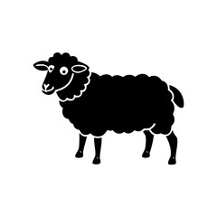 Vector of Black Sheep Silhouette 