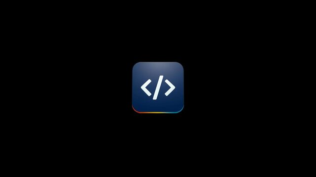3d develop icon on transparent background