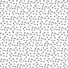 Texture in the form of small crosses or intersecting line segments