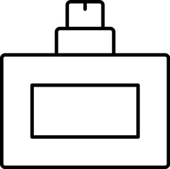 Perfume Outline Simple Linear Image Collection. Editable Stroke. Perfect for Web Sites, Books, Cards, Apps