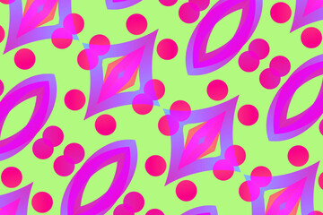 Seamless batik ethnic dayak line art pattern of indonesian culture traditional	