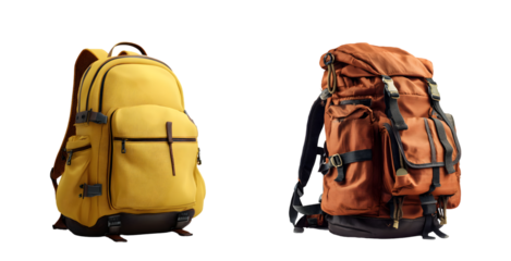 backpack isolated on white