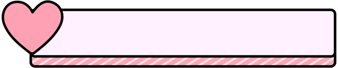 Obraz premium Heart Deco Textbox 