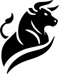 Bull Silhouette - Taurus Logo...