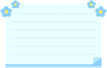 Floral Sticky Note Frame
