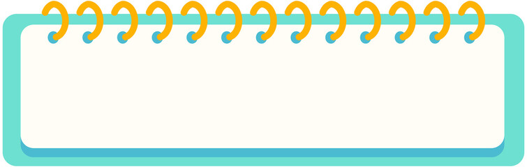 Cute Spiral Notebook Text Box
