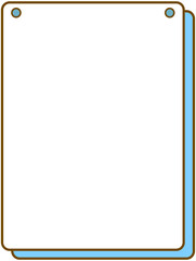 Punched Tag Text Box
