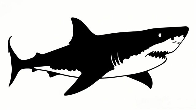 サメのシルエット