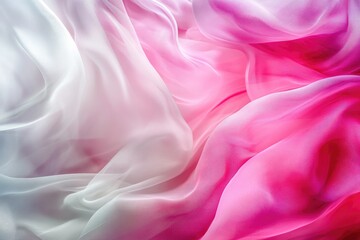 Obraz premium Soft, flowing fabric with a gradient ombre