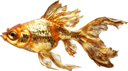 gold fish,golden fish made of gold