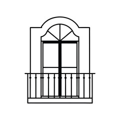 metal gate isolated on white background