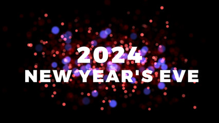 Happy New Year 2025 Countdown with Bokeh Background, Sparkles & Fireworks - Festive Celebration, Countdown Timer, New Year's Eve Party, 2025 Countdown Animation, Holiday Bokeh Lights 4K.