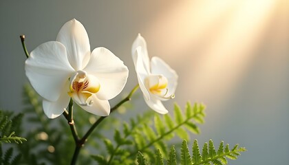 Fototapeta premium white narcissus flower