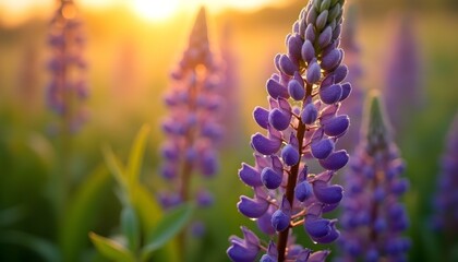 purple flowers in the garden