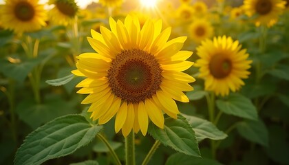 Obraz premium sunflower in the field