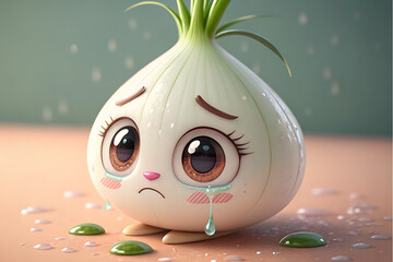 cute onion character