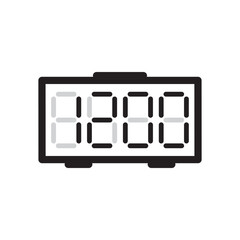 Clock Icons In Trendy Design EPS 10