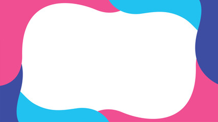 Abstract Colorful Background With Pink, Blue, And Purple Organic Shapes