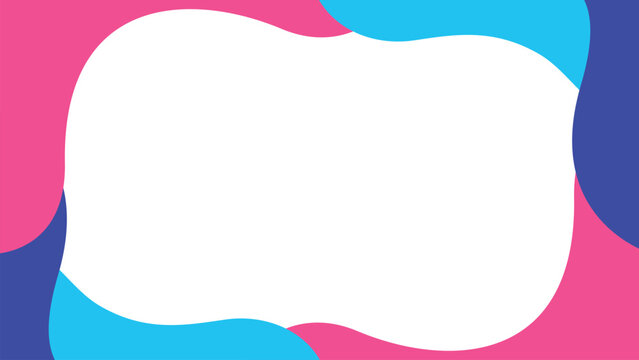Abstract Colorful Background With Pink, Blue, And Purple Organic Shapes