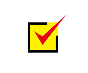 3パターンの黄色のチェックボックス