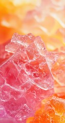 Fototapeta premium Close-up view of colorful crystallized candies