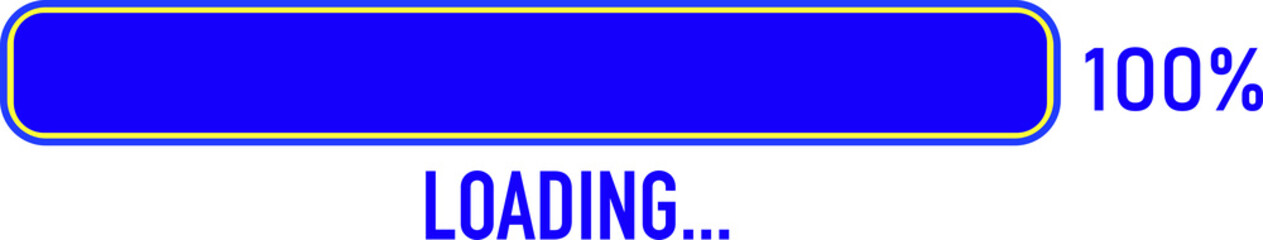 A vibrant set of retro-style user interface icons and window illustrations featuring file folders, loading bars, error messages, and media controls. Designed with playful colors such
