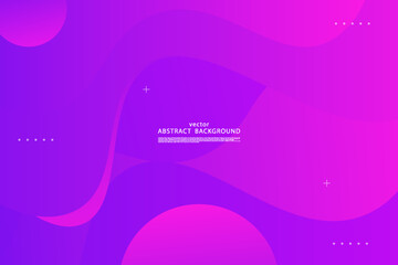 Abstract pink and purple gradient wave liquid geometric background with liquid color gradient style. Suitable for banner, flyer. Vector Eps10
