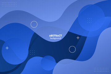 Modern abstract colorful blue gradient wave liquid geometric background with liquid style gradient color. Vector Eps10