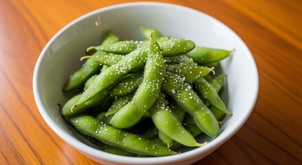 Delicious Steamed Edamame with Sea Salt A Simple and Healthy Snack or Side Dish