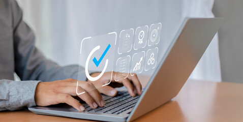 Standard Quality Control and Certification Concept.