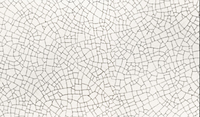 Cracked white ceramic texture abstract background