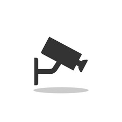 Security camera icon with shadow