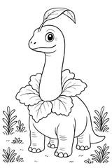 Doodle Art - Doodle Dinosaur Flower