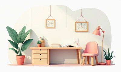 Minimalist Home Office Desk Setup - Minimalism