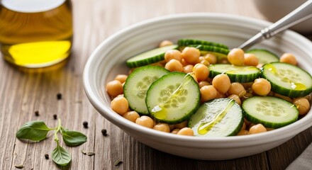 Refreshing Chickpea and Cucumber Salad A Healthy and Delicious Recipe