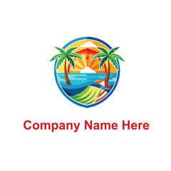 Fototapeta premium yoga tree logo