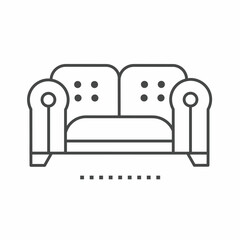 Sofa vector collection. Illustration design for business. Stock vector.